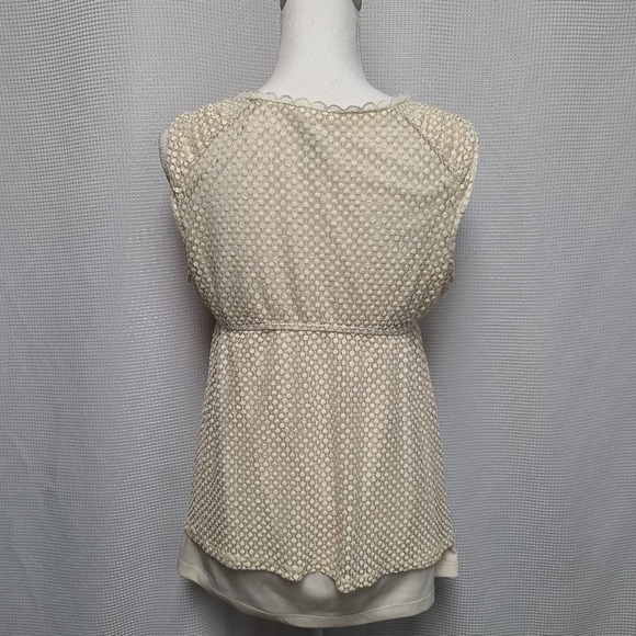 Merona Cream Tank Top XL - Picture 3 of 5
